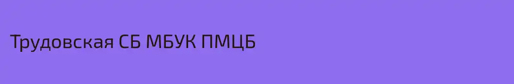Трудовская СБ МБУК ПМЦБ